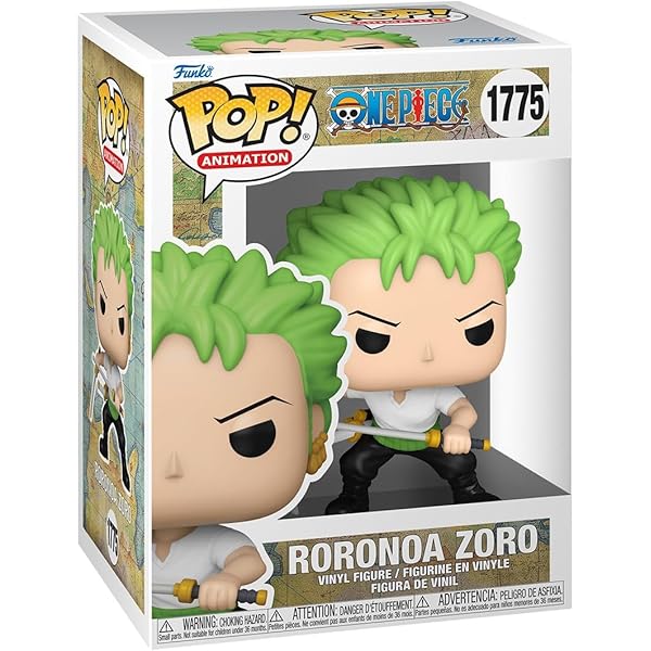 Funko One Piece Pop! Animation Roronoa Zoro Vinyl Figure Exclusive